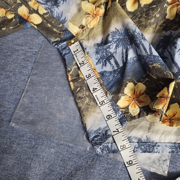 Vintage Speedo Swim Trunks Hawaiian Tropical Mesh Lined Board Shorts Size XL - Picture 9 of 9